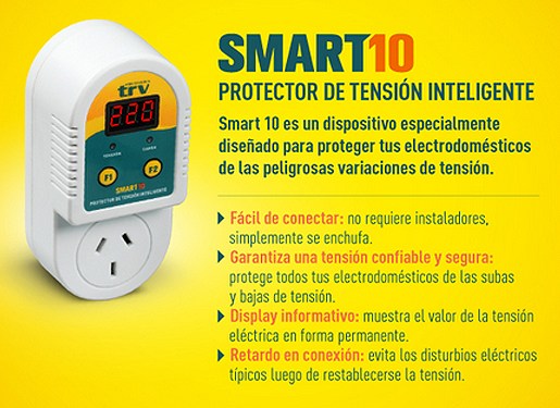 PROTECTOR DE TENSION SMART 10 INTELIGENTE TRV - PROTECTOR04541
