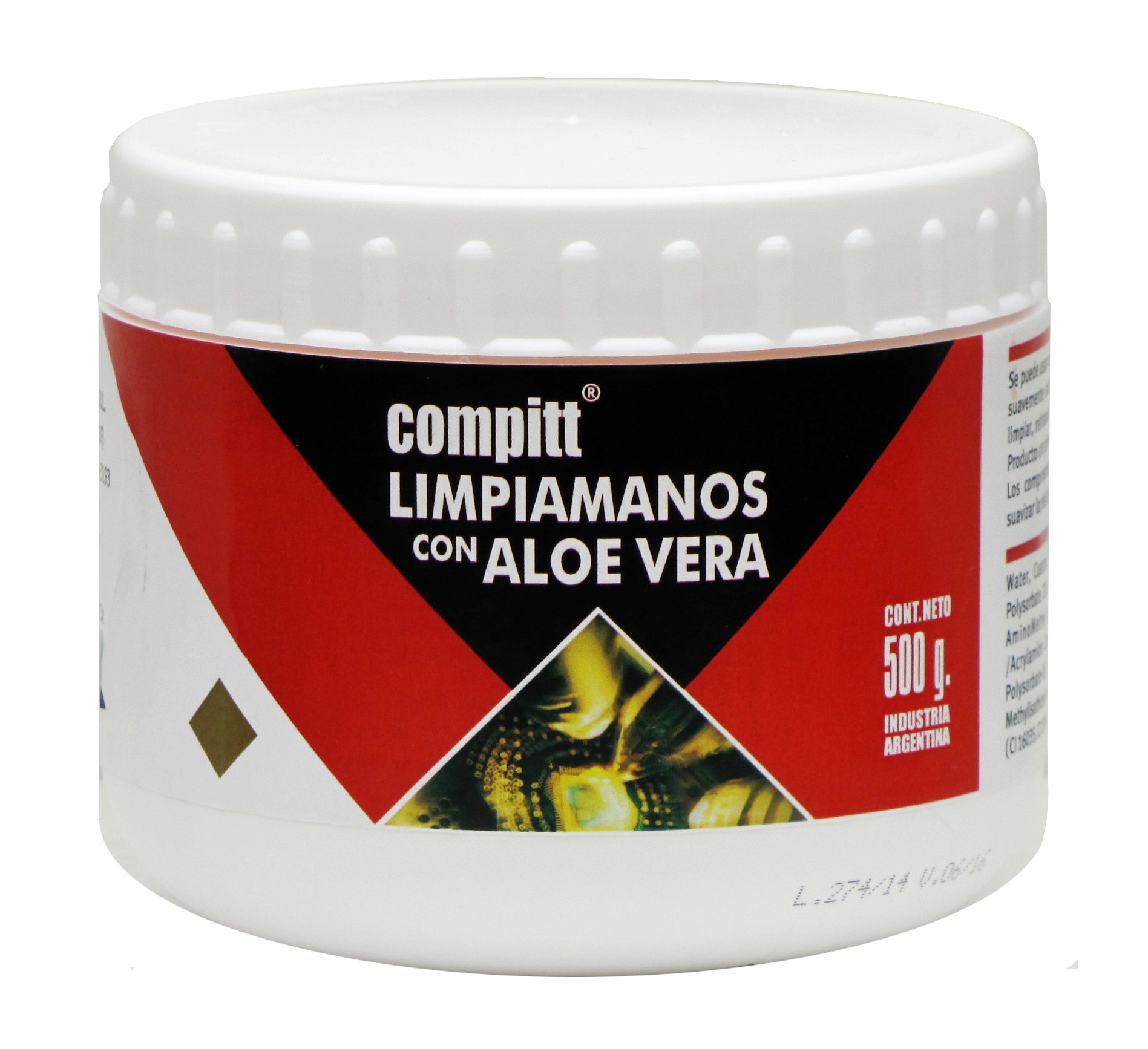 LIMPIADOR DE MANOS 500GR C/ ALOE VERA (611060) - LMX500 DELTA - LIMPIA04721