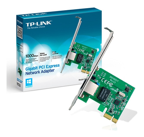 PLACA DE RED PCI-E GIGABIT (TG-3468) 10/100/1000 - TP-LINK
(1049) - PLACATG-3468