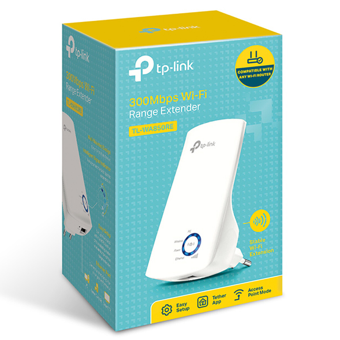 EXTENSOR DE RANGO INALÁMBRICO (TL-WA850RE) 300 MBPS - TP-LINK REPETIDOR