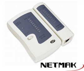 TESTER LAN NM-R05 RJ45 Y RJ11
NETMAK - TESTER04980