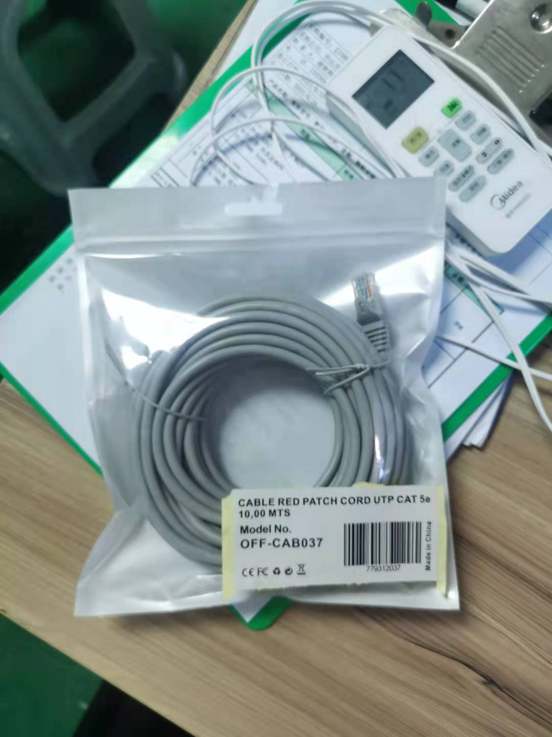CABLE RED PATCH CORD UTP CAT5E  3.0 MTS NM-C04 3 NETMAK - CABLE05134