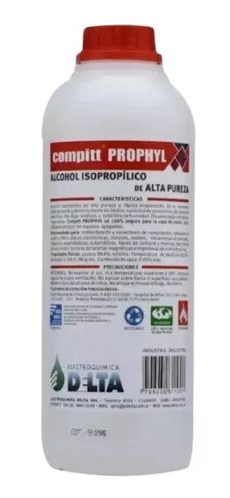 LIMPIADOR ALCOHOL (611091) ISOPROPÍLICO 1 LTR - PHXL - LIMPIADOR05275