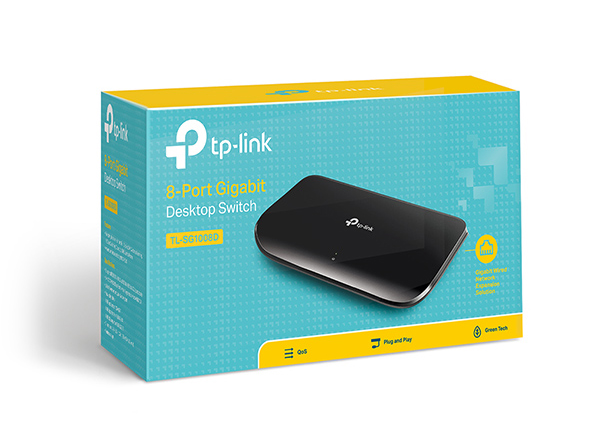 SWITCH 8 PORT (TL-SG1008D) 10/100/1000 GIGABIT - TP-LINK
2313 - SWITCHSG1008D