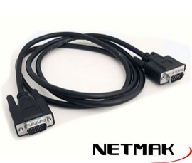 CABLE VIDEO MONITOR  5.00 MTS VGA NM-C18 5        
NETMAK - CABLE06086