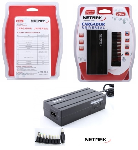 CARGADOR NOTEBOOK NM-1187 MANUAL UNIVERSAL 90W
SONY HP COMPAQ ASUS SAMSUNG ACER IBM DELL FUJITSU TOSHIBA NEC