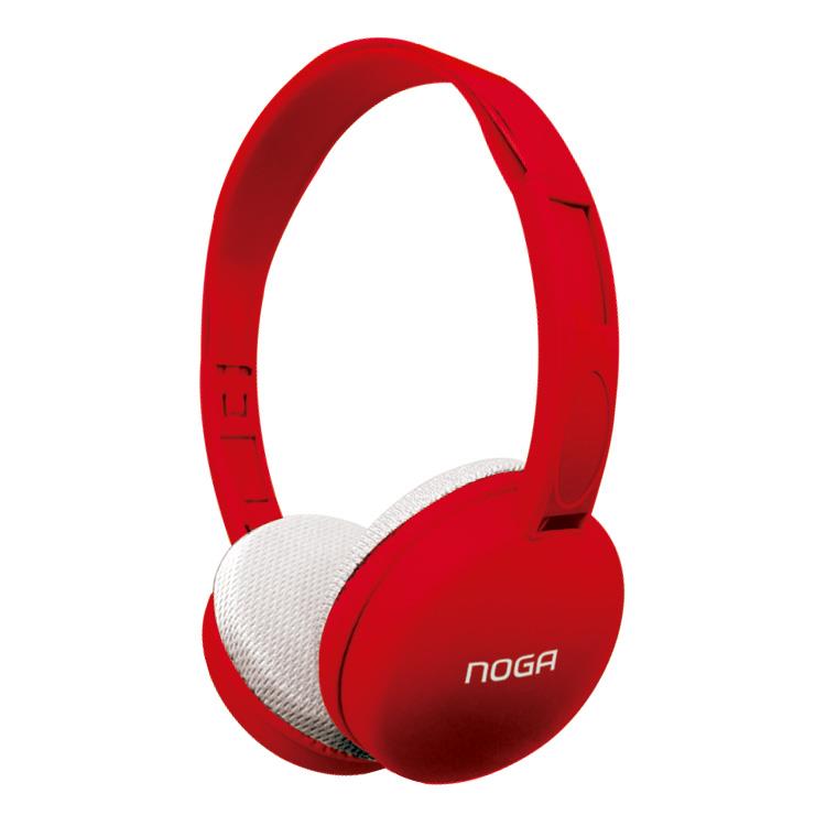 AURICULAR VINCHA PLUG 3.5 NOGA NET NG-903RJ HI-FI ROJO - AURICULAR06216