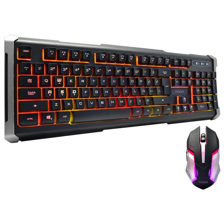 TECLADO + MOUSE GAMER NKB-089 RETROILUMINADO  - NOGA NET