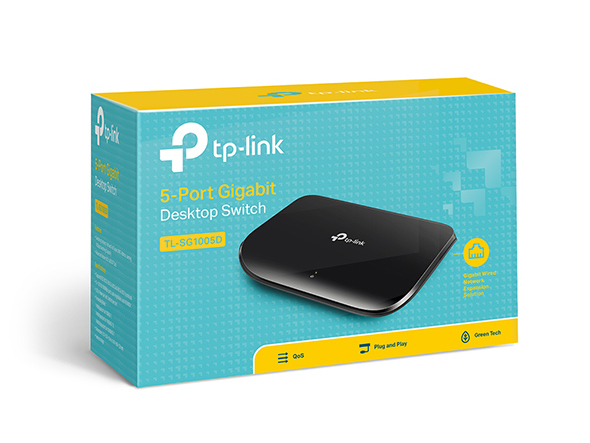 SWITCH 5 PORT (TL-SG1005D) 10/100/1000 GIGABITE - TP-LINK
1798 - SWICTCHTL-SG1005D