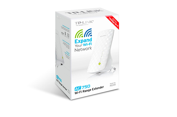 EXTENSOR DE RANGO INALÁMBRICO (RE200) AC750 DUAL BAND 750 MBPS - TP-LINK
REPETIDOR