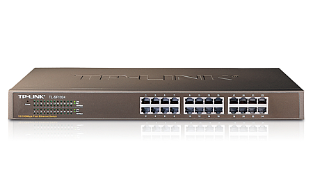 SWITCH 24 PORT (TL-SG1024D) 10/100/1000 RACK - TP-LINK