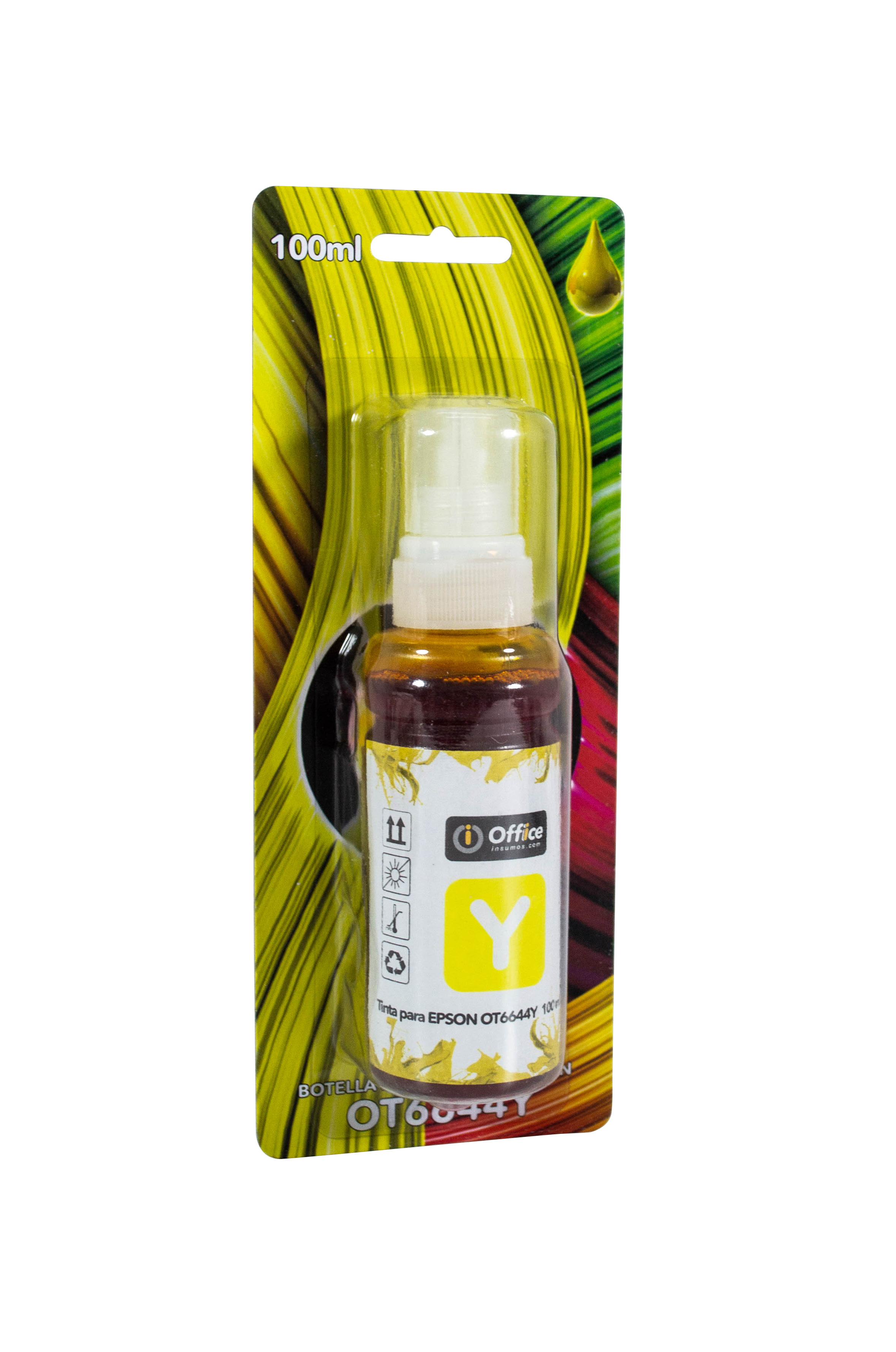 TINTA ALT P/EPSON 100CC BLISTER D AMARILLO OT6644Y CON APLICADOR OT6644Y OFFICEINSUMOS.COM