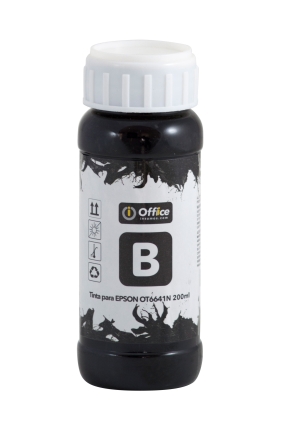 TINTA ALT P/EPSON 200CC A NEGRO OT6641N OFFICEINSUMOS.COM