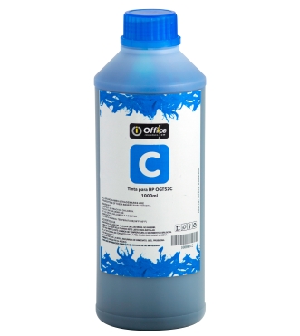 TINTA ALT P/HP LITRO B CYAN OGT52C OFFICEINSUMOS.COM