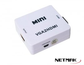 CONVERSOR VGA + AUDIO A HDMI NM-HD2  
NETMAK