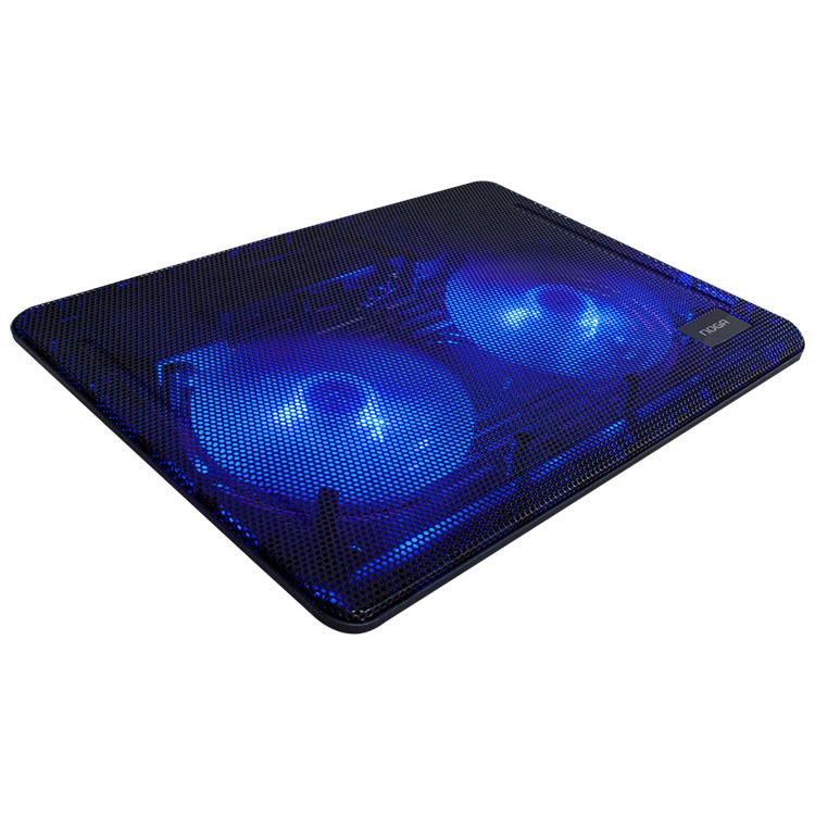 BASE PARA NOTEBOOK NG-Z007 - 2 COOLER DE 3 A 17` - NOGA NET - BASE07278