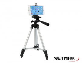 TRIPODE UNIVERSAL C/SOPORTE 106 CM NM-TRIP1 NETMAK - TRIPODE07325