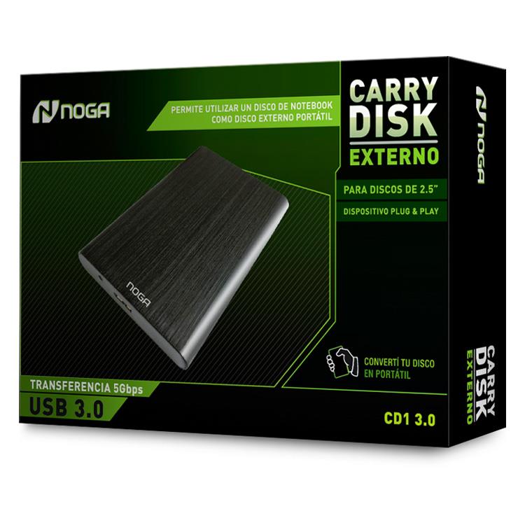 CARRY DISC EXTERNO 3.0 - CD1 3.0 METALICO- NOGA NET - CARRYDISK07424