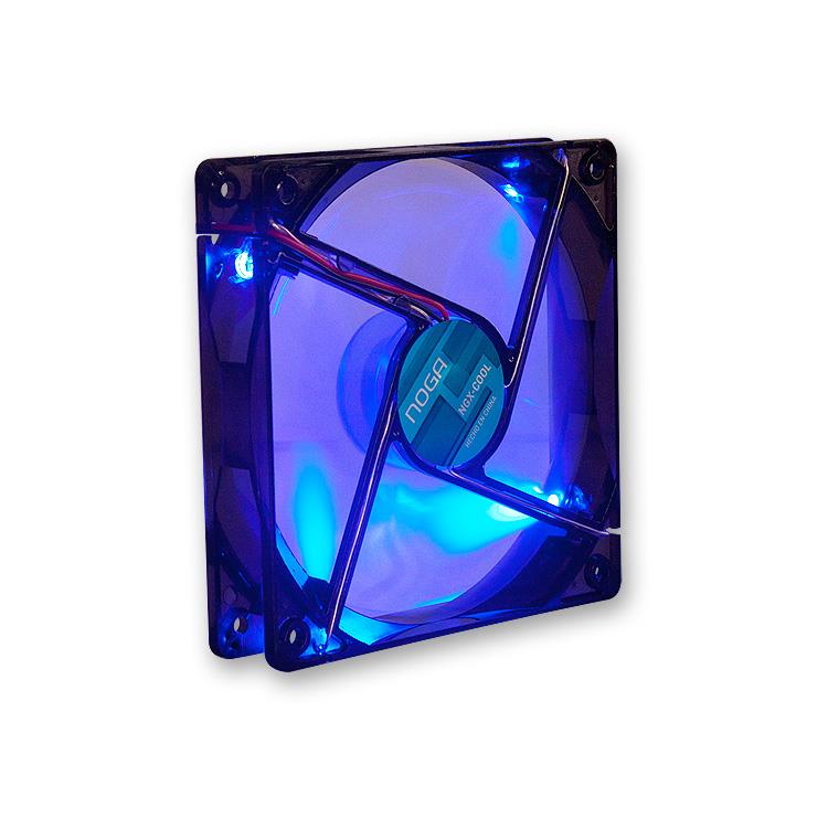 COOLER 120X120X25 4 PIN AZUL - NGX-COOLAZ - NOGA NET - COOLER07573