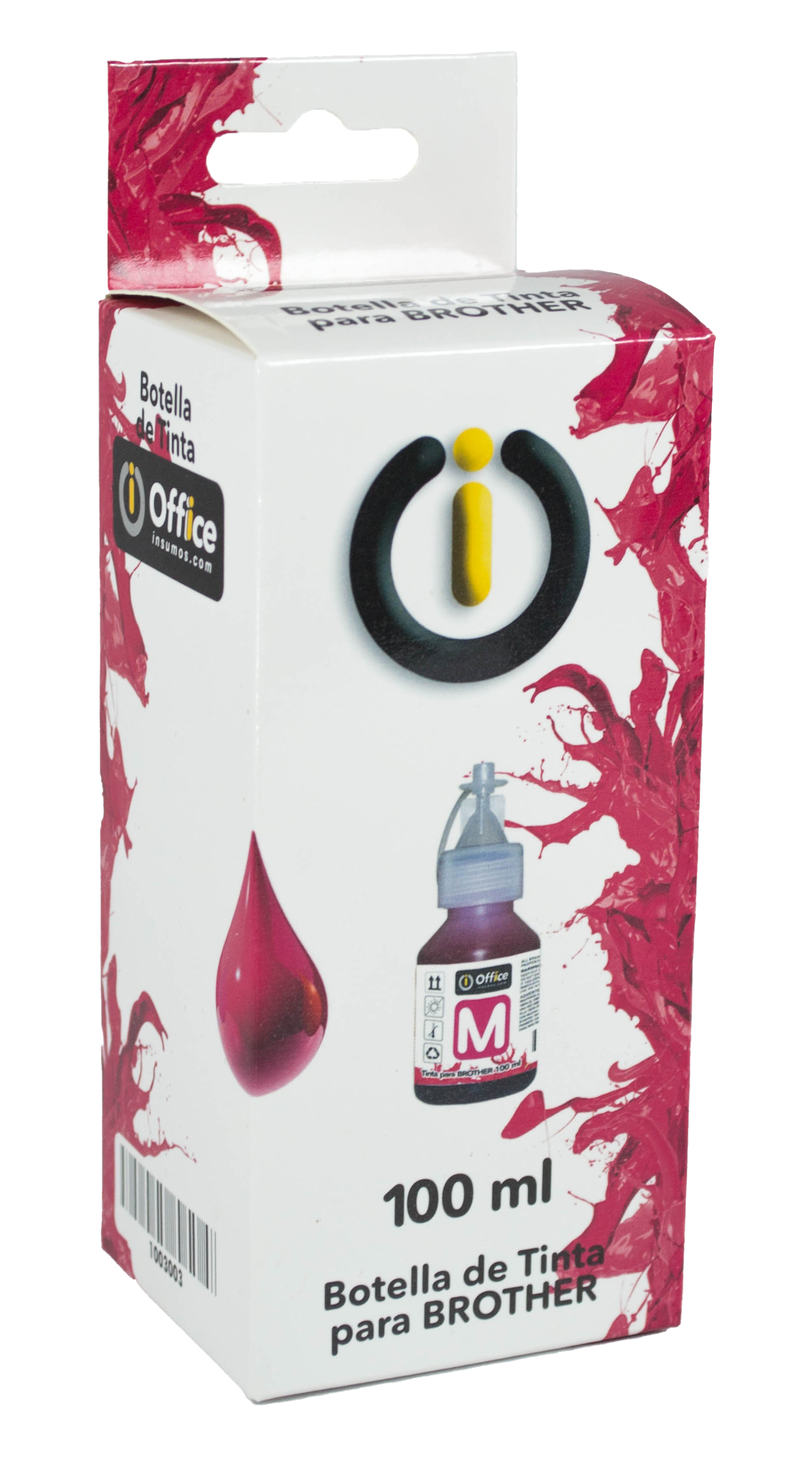 TINTA ALT P/BROTHER 100CC C MAGENTA CON APLICADOR OFFICEINSUMOS.COM - TINTABRO100M