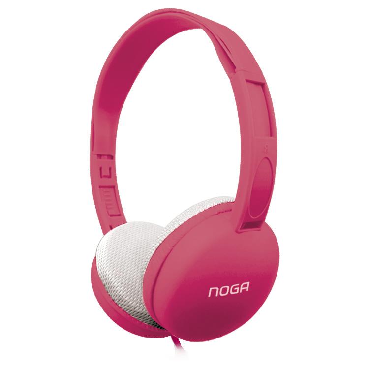 AURICULAR VINCHA NOGA NET NG-903RS HI-FI ROSA - AURICULAR07816