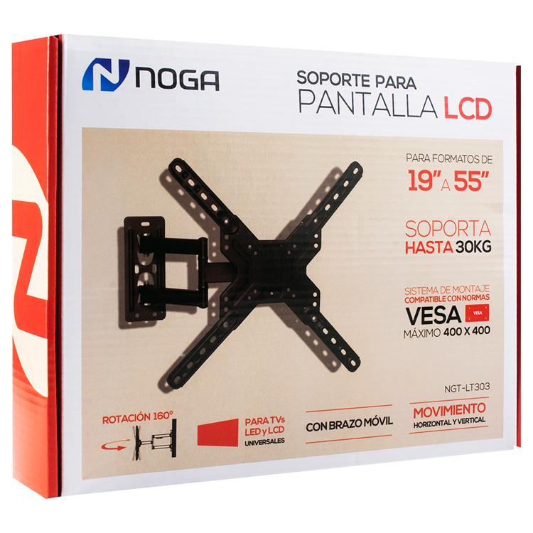 SOPORTE MONITOR/TV NGT-LT303 DE 19 A 55   - NOGA NET - SOPORTE07827