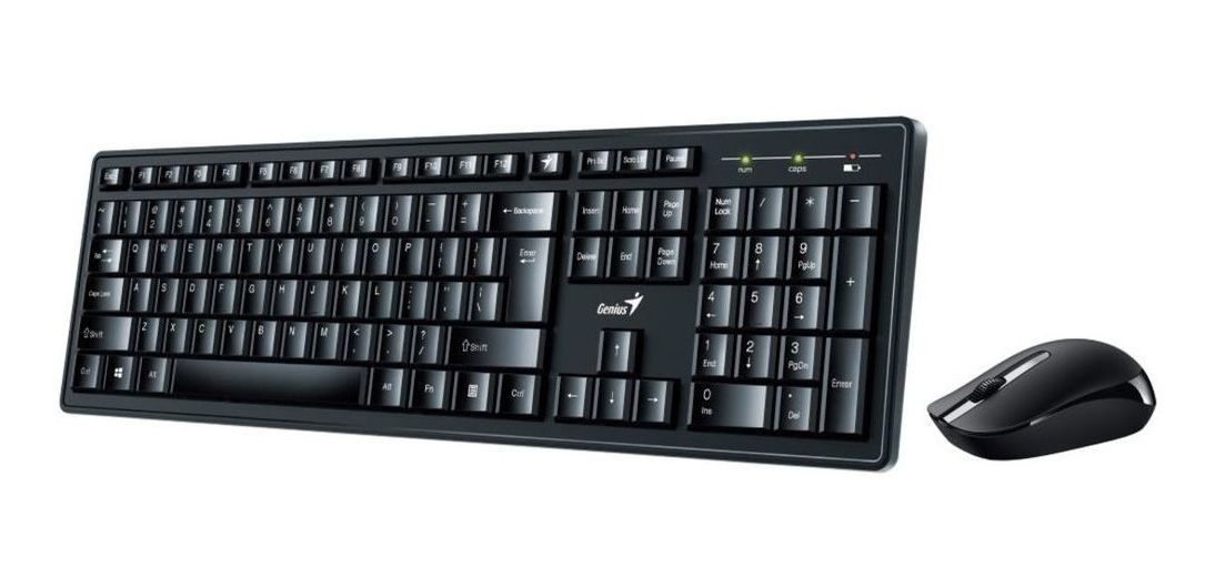 TECLADO + MOUSE WIRELESS KM-8200 GENIUS 31340003413 - TECLADO07940