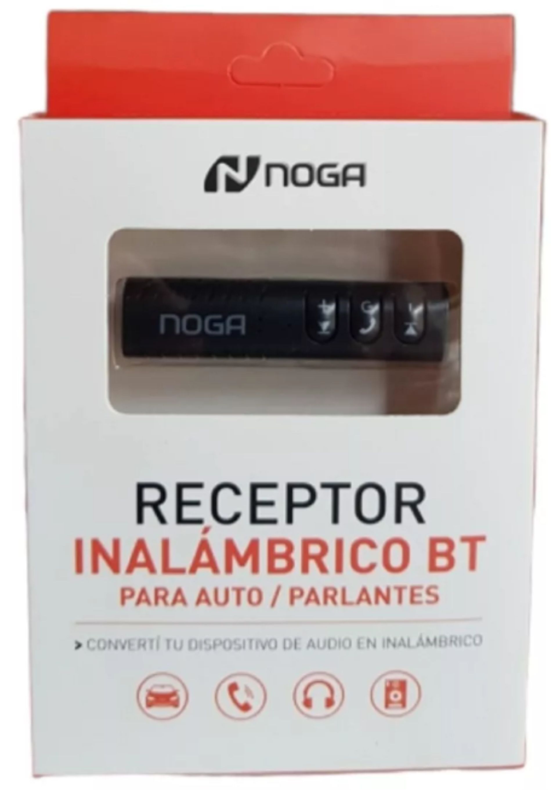 RECEPTOR Y TRANSMISOR DE AUDIO BLUETOOTH NG-B09 NOGA NET - RECEPTOR08000