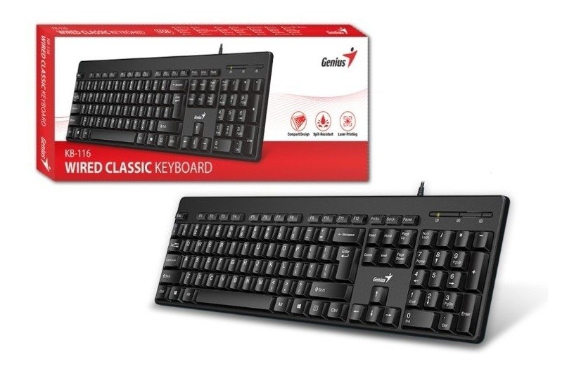 TECLADO USB KB-116 SMART GENIUS 
31300008401