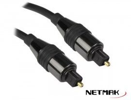 CABLE AUDIO DIGITAL NM-C101 3 METROS/ FIBRA OPTICA TOSLINK 3MTS   
NETMAK