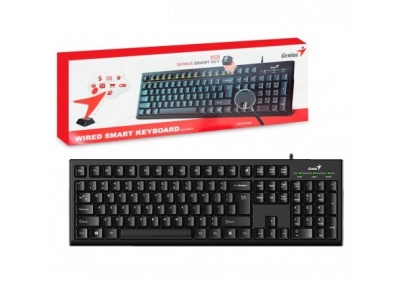 TECLADO USB  MULTIMEDIA SLIMSTAR 126 SMART GENIUS 
31310017401 - TECLADO08190