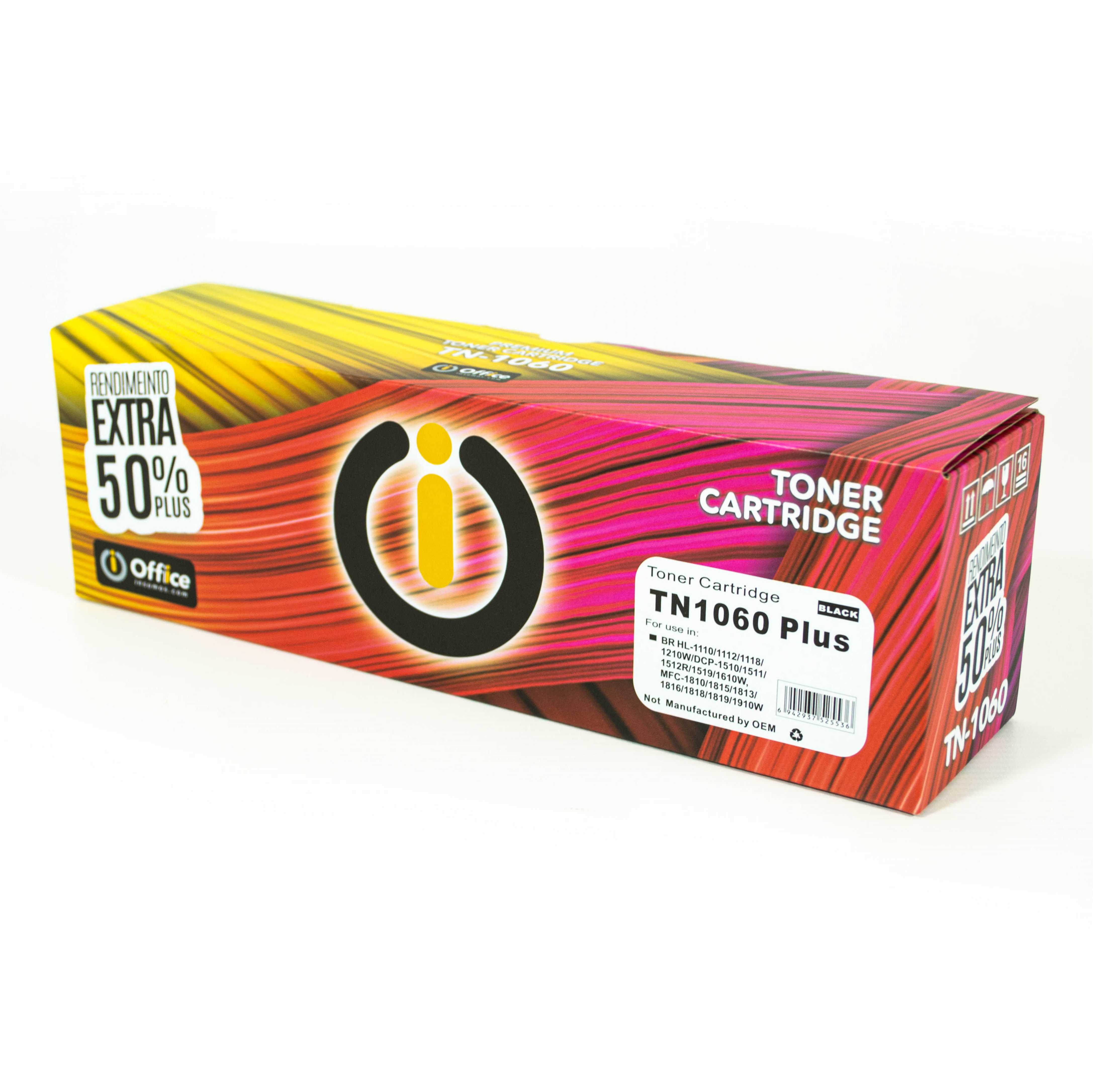 TONER ALTER BROTHER TN1060+ PLUS OFFICE 1500 COPIAS PARA HL-1110 / 1112 / 1200 / 1202 / 1212W / DCP-1512 / 1602 / 1617NW / MFC-1810 / 1815 1900 / 1905 TN-1060 TN 1060