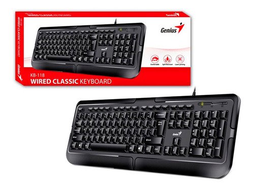 TECLADO USB KB-118 SMART GENIUS 31300010401