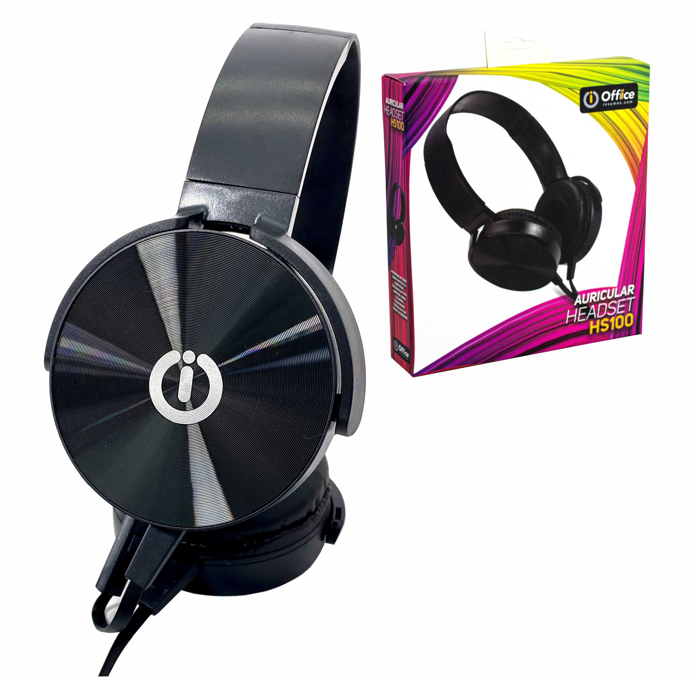 AURICULAR VINCHA PLUG 3.5 OFFICE C/MIC OFF-HS100 OFFICE