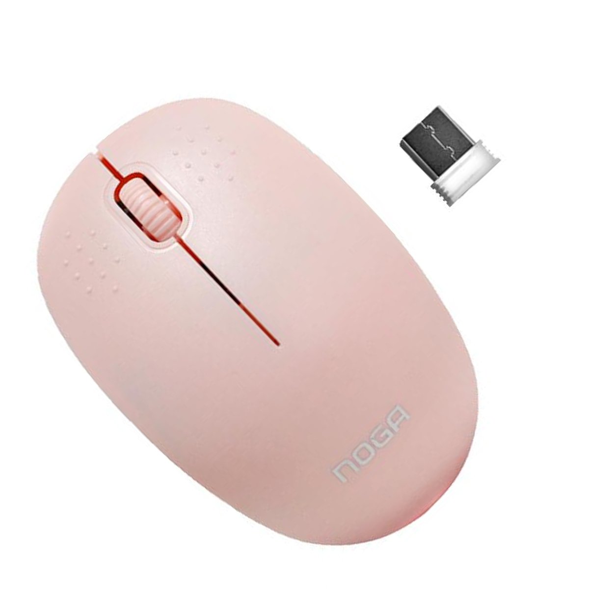 MOUSE USB WIRELESS NGM-900RS ROSA - NOGA NET