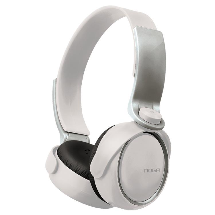 AURICULAR VINCHA PLUG 3.5 NOGA NET FIT NG-904 BLANCO PC/MP3